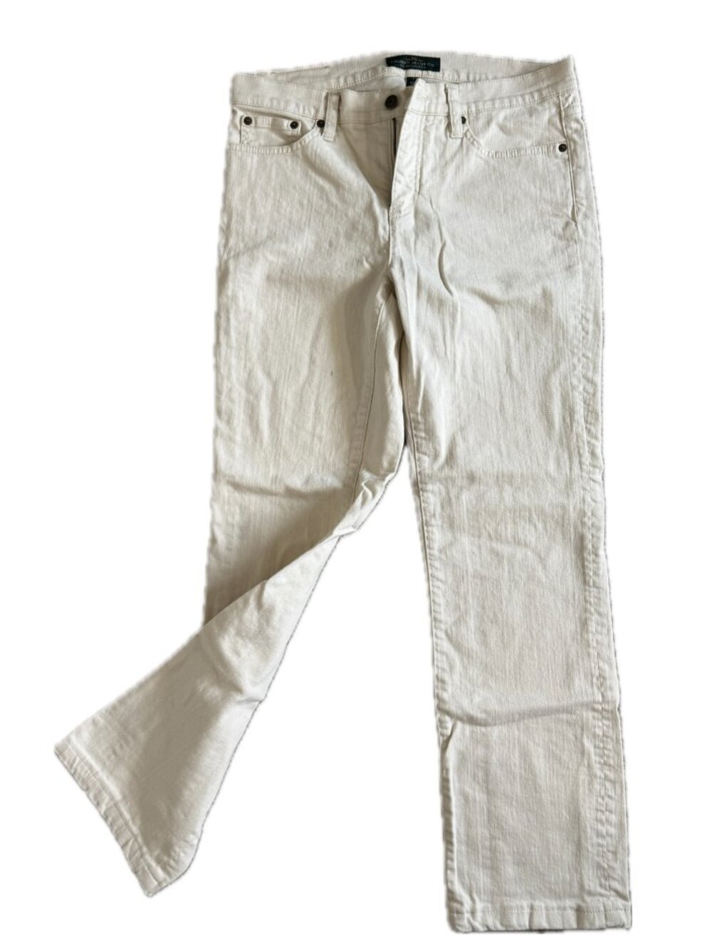 LRL Jeans Lauren Ralph Lauren Sz 8 Off White Ivory